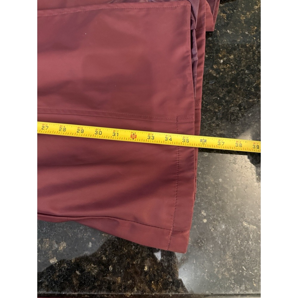 Massimo‎ Dutti Maroon Burgundy Trench Coat Women's X-Large Designer - Picture 13 of 14